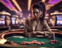 Antarmuka lobby live casino baywin88 dengan berbagai pilihan meja dan permainan